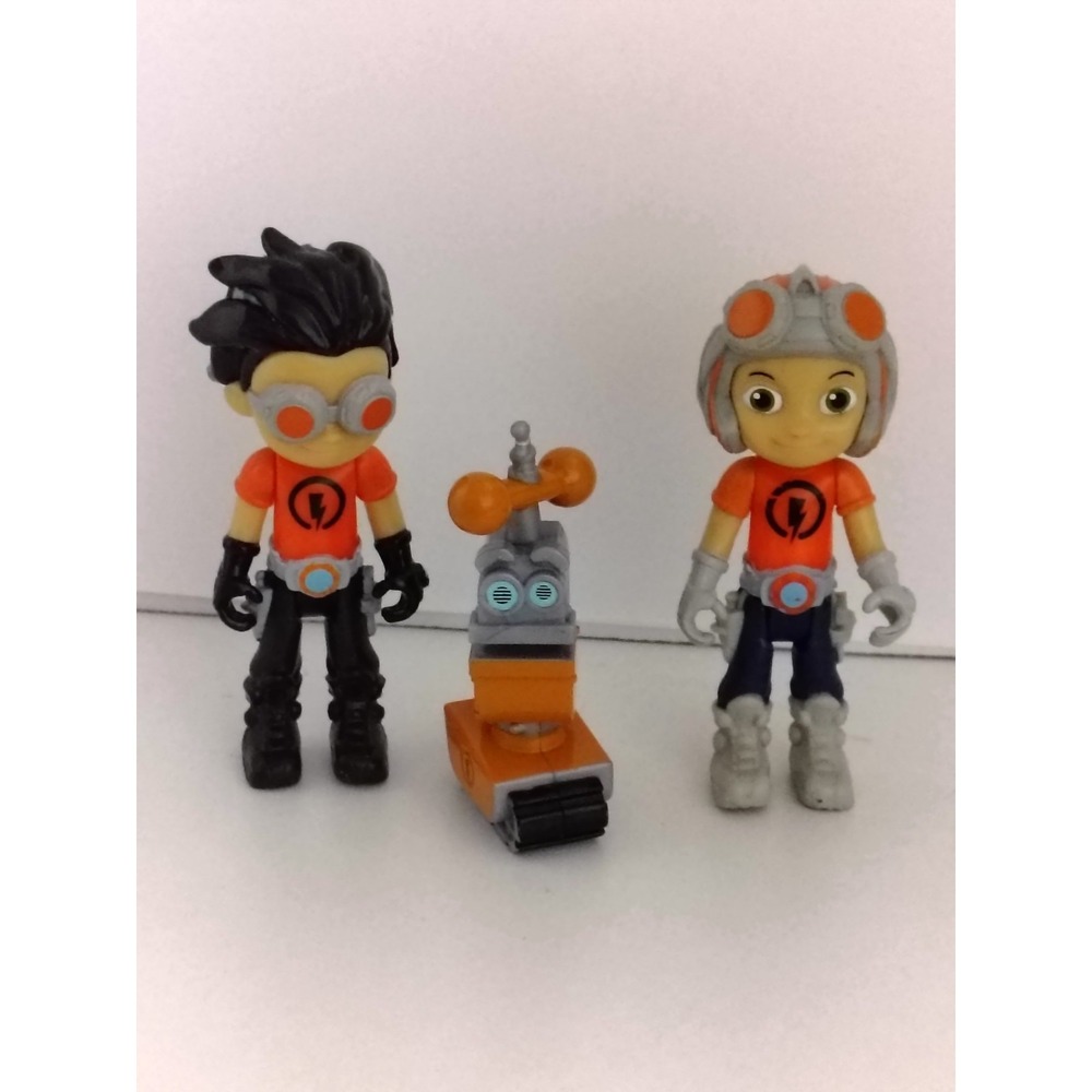 Rusty Rivets Action Figure Lot Of 3 Poseable Characters Spin Master Toy